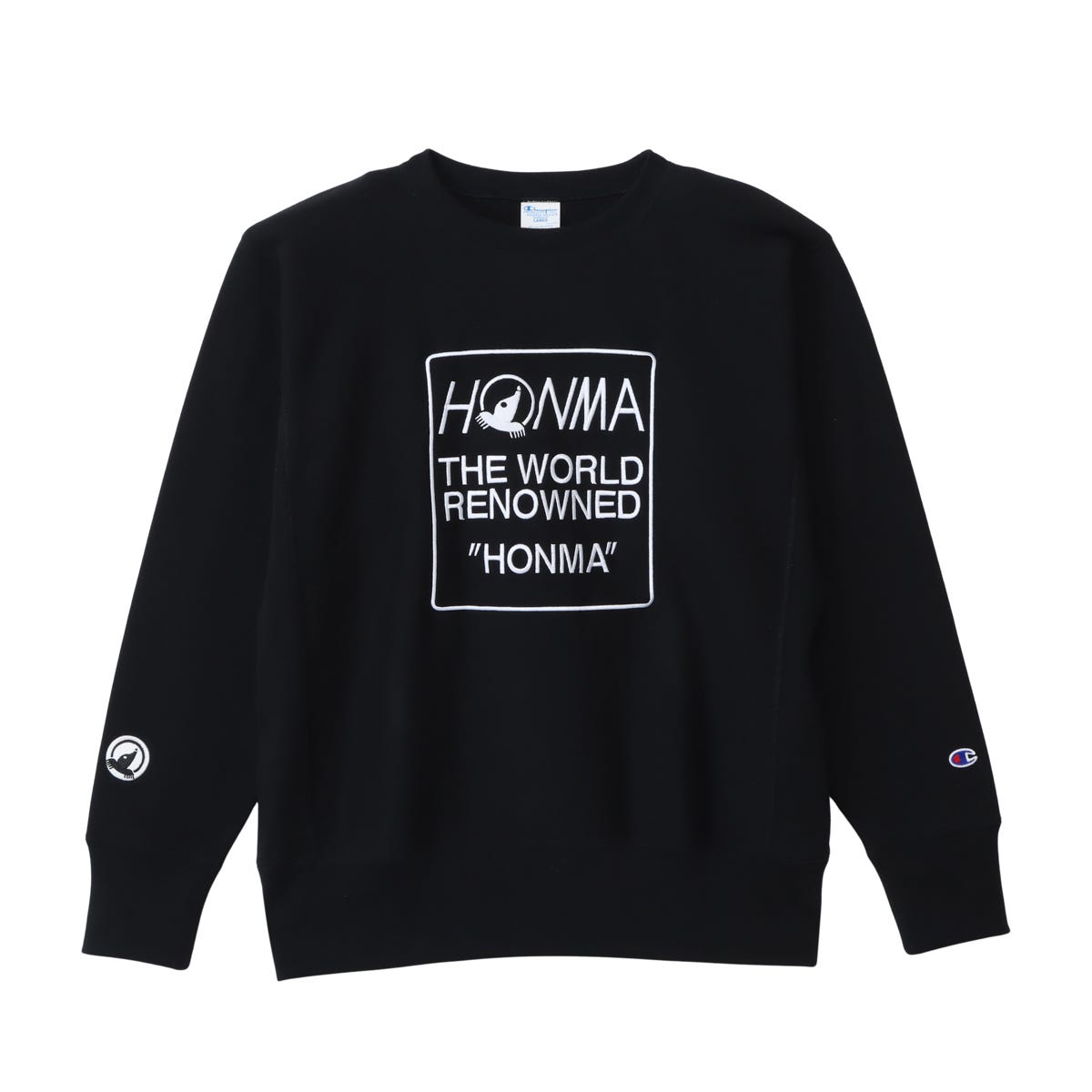 【キャンペーン対象外】Champion × HONMA リバースウィーブ(R) クルーネックスウェットシャツ(C8-C044)