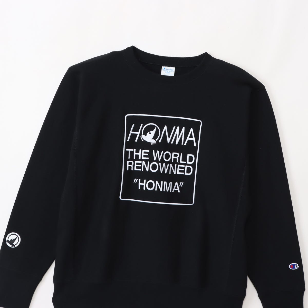【キャンペーン対象外】Champion × HONMA リバースウィーブ(R) クルーネックスウェットシャツ(C8-C044)