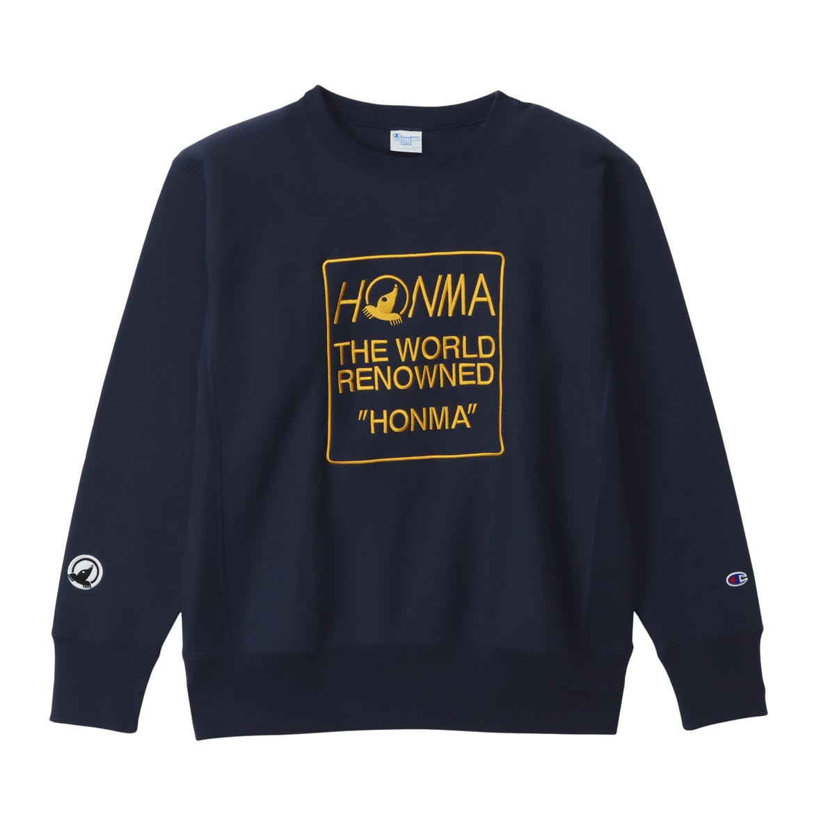 【キャンペーン対象外】Champion × HONMA リバースウィーブ(R) クルーネックスウェットシャツ(C8-C044)