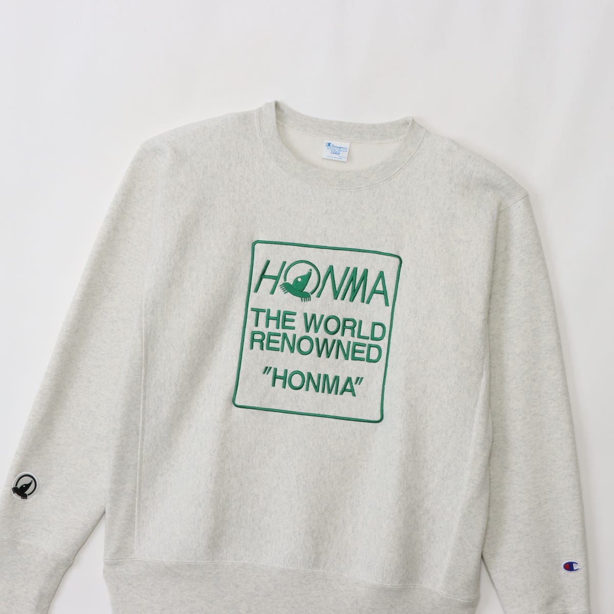 【キャンペーン対象外】Champion × HONMA リバースウィーブ(R) クルーネックスウェットシャツ(C8-C044)