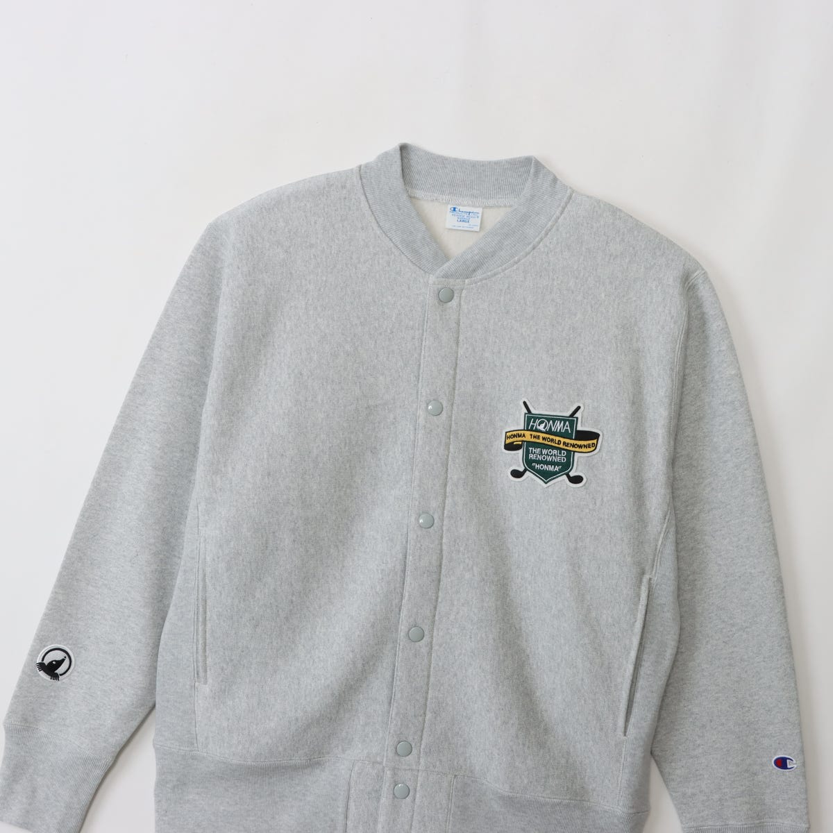 【キャンペーン対象外】Champion × HONMA リバースウィーブ(R) スナップスウェットシャツ(C8-C045)