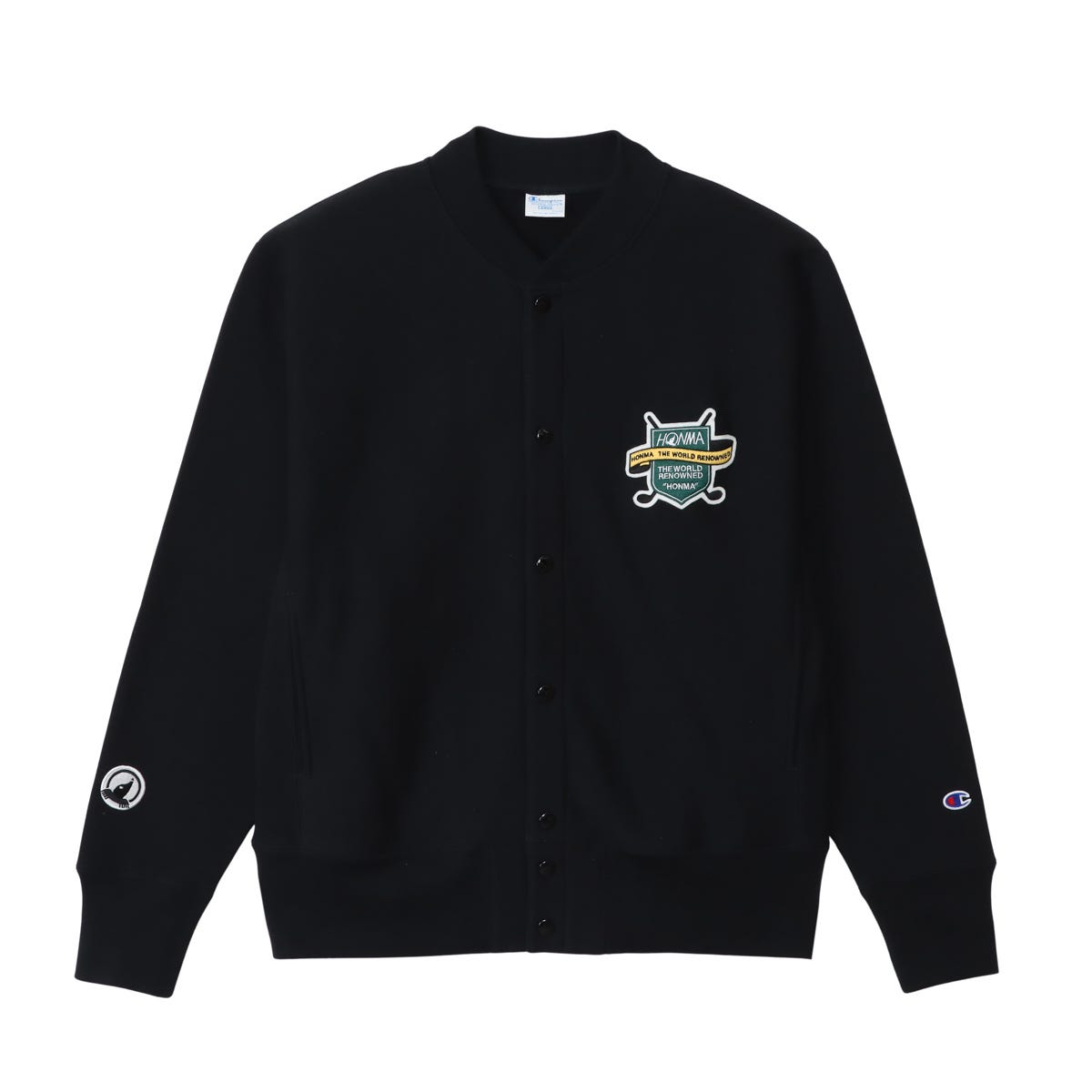 【キャンペーン対象外】Champion × HONMA リバースウィーブ(R) スナップスウェットシャツ(C8-C045)