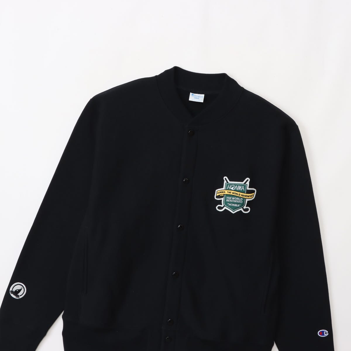 【キャンペーン対象外】Champion × HONMA リバースウィーブ(R) スナップスウェットシャツ(C8-C045)