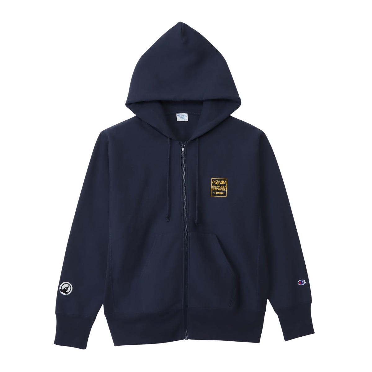 【キャンペーン対象外】Champion × HONMA リバースウィーブ(R) ジップフーデッドスウェットシャツ(C8-C131)