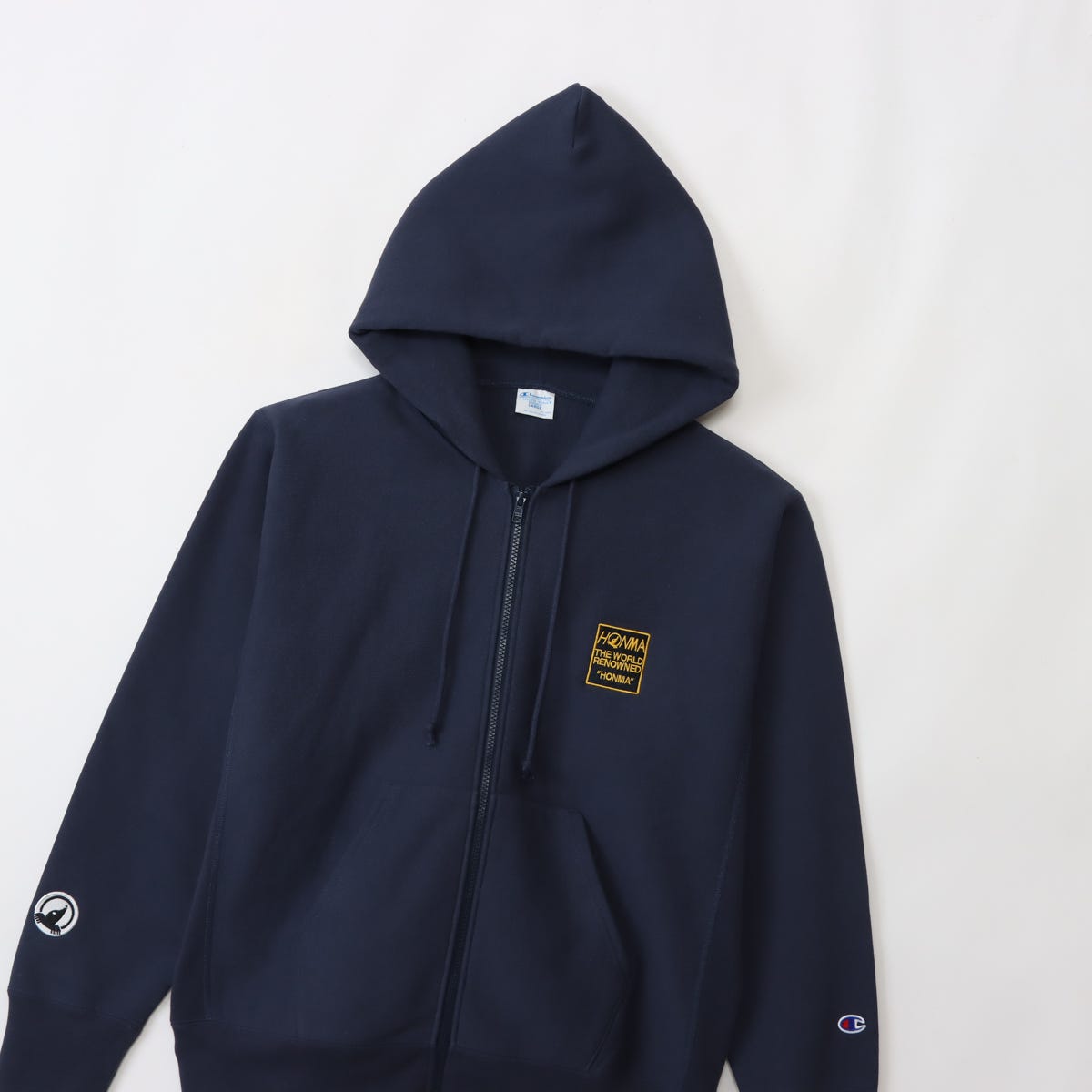 【キャンペーン対象外】Champion × HONMA リバースウィーブ(R) ジップフーデッドスウェットシャツ(C8-C131)