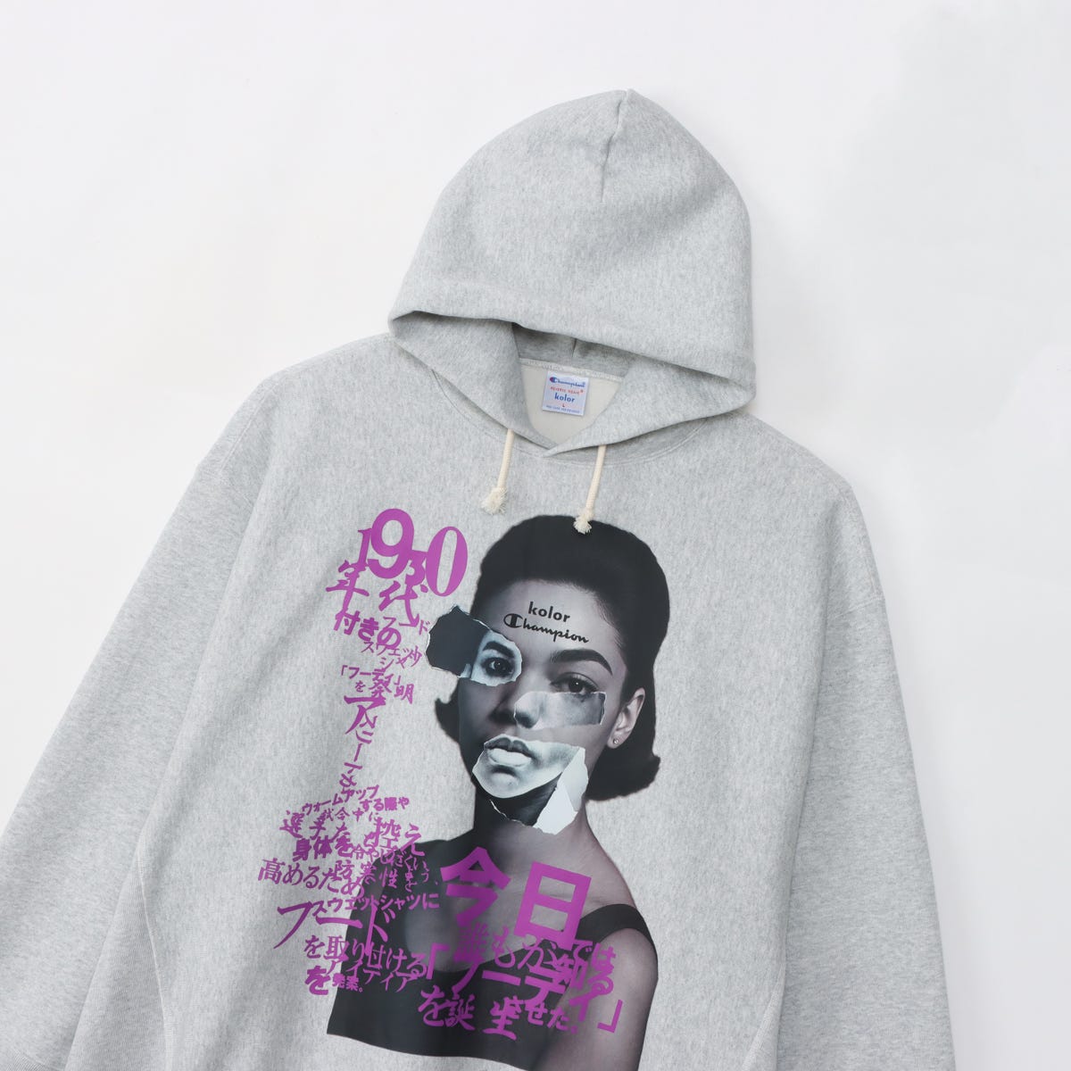 【kolor コラボ】 Champion リバースウィーブ(R) フーデッドスウェットシャツ(C8-C145) 【キャンペーン対象外】