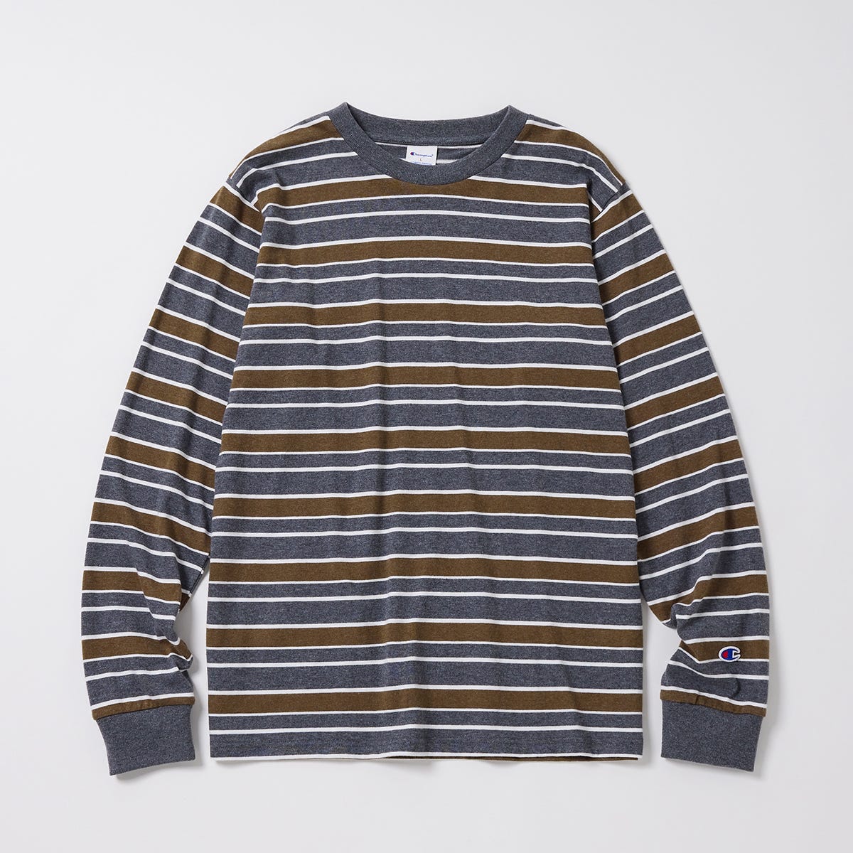 ロングスリーブボーダーTシャツ (C8-C403)