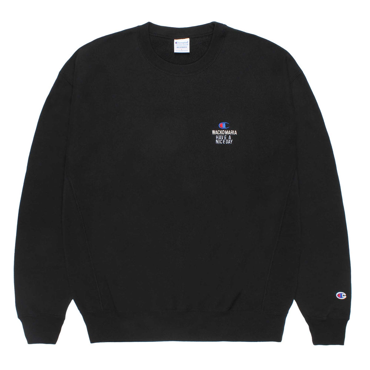 Champion × WACKO MARIA リバースウィーブ(R) クルーネックスウェットシャツ (C8-E042)