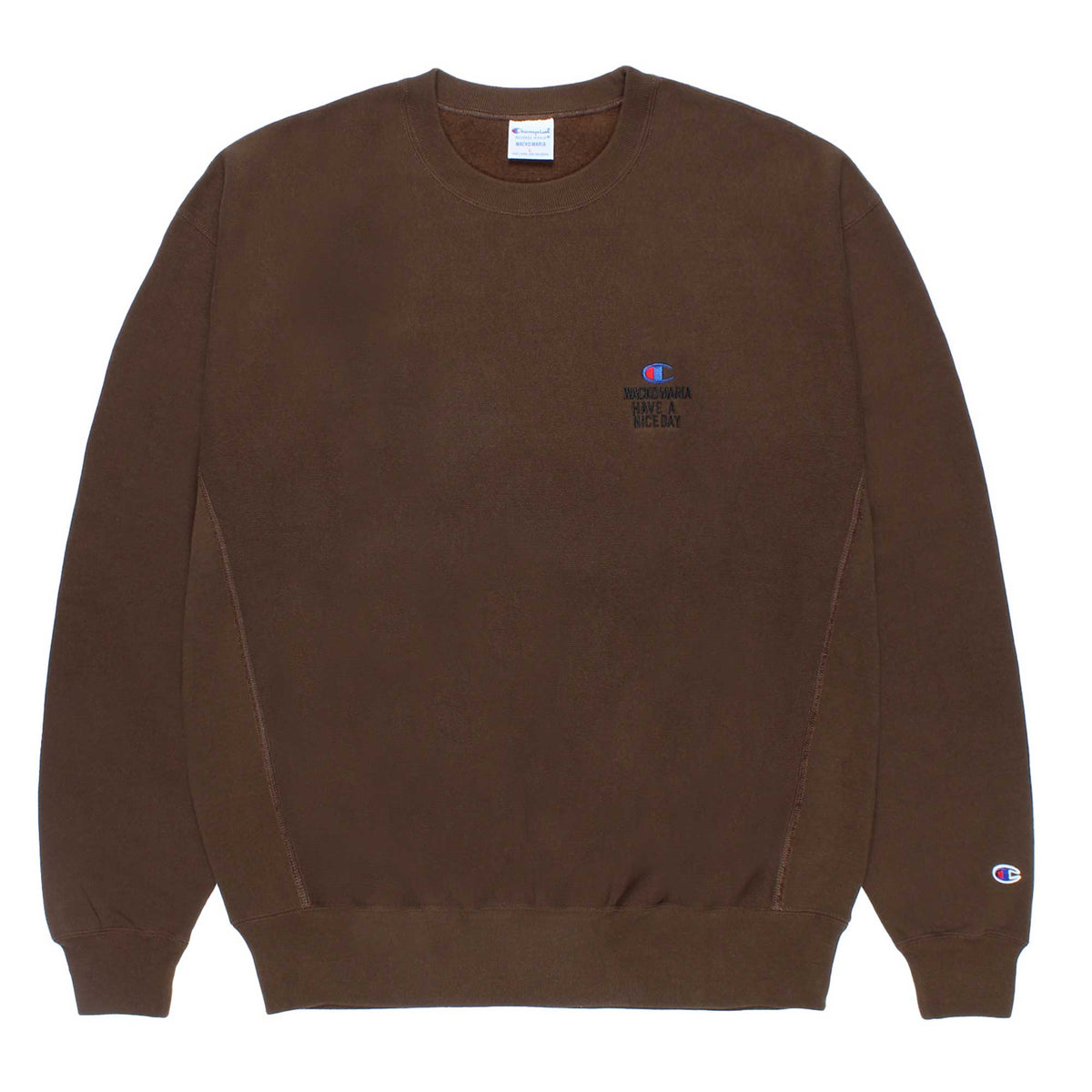 Champion × WACKO MARIA リバースウィーブ(R) クルーネックスウェットシャツ (C8-E042)