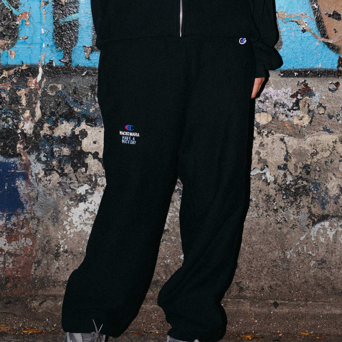 Champion × WACKO MARIA リバースウィーブ(R) スウェットパンツ (C8-E222)