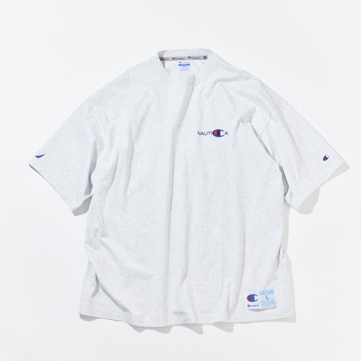 Champion × NAUTICA ショートスリーブ Tシャツ (C8-E304)