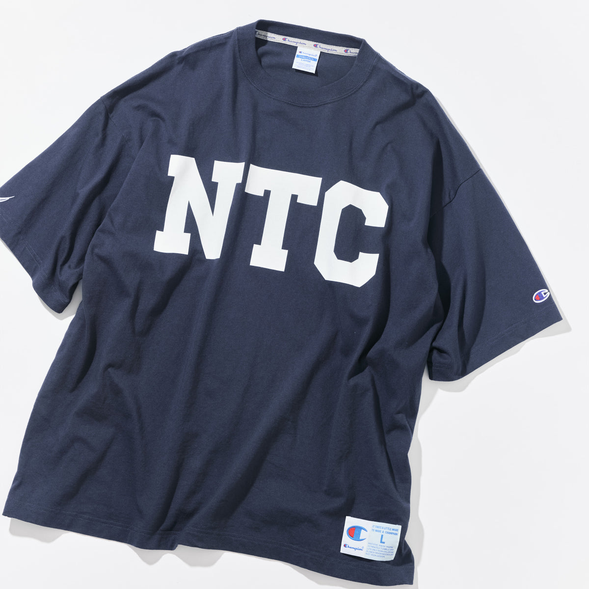 Champion × NAUTICA ショートスリーブ Tシャツ (C8-E304)