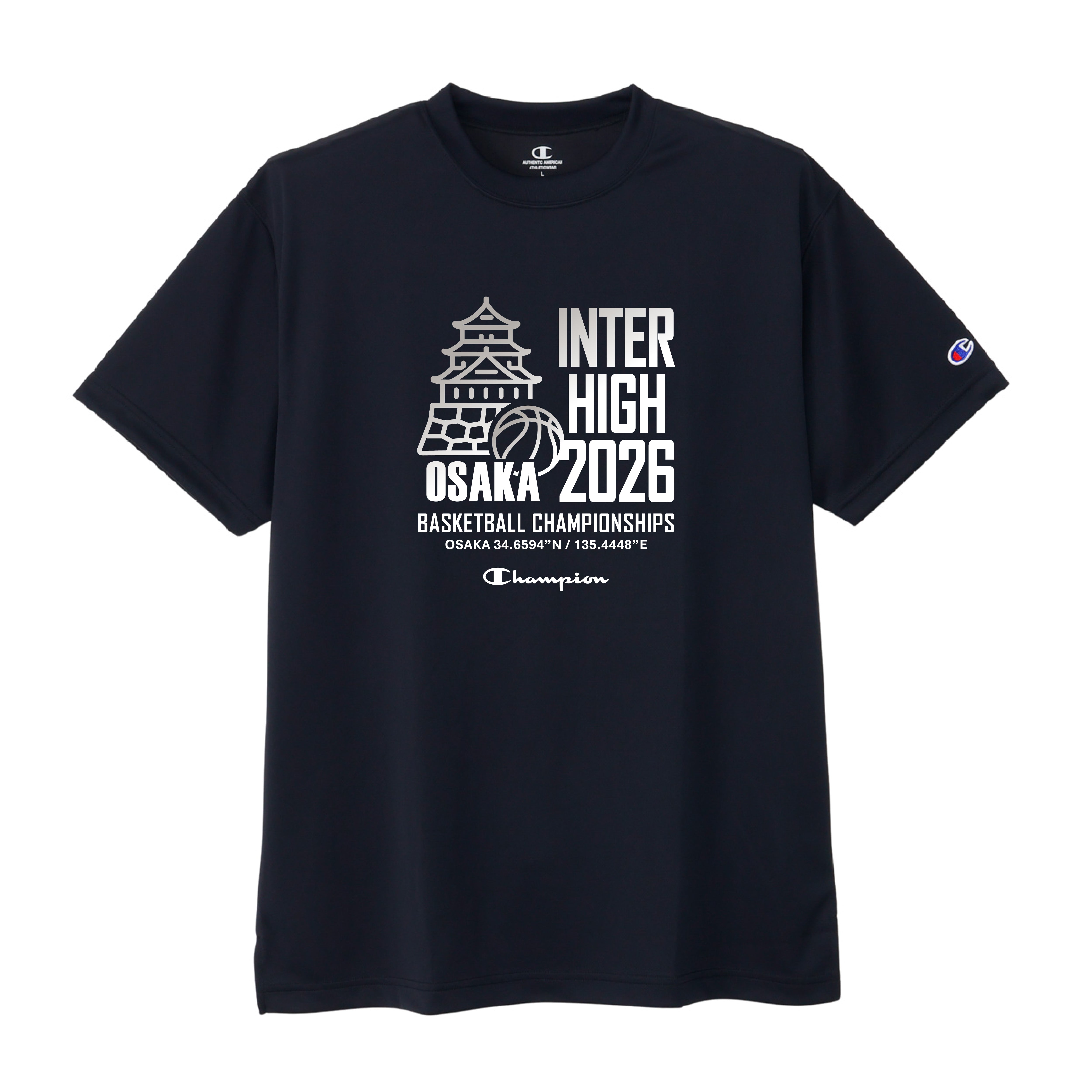 大阪府 インターハイ2026 バスケットボール競技 Tシャツ (C8-EB302)