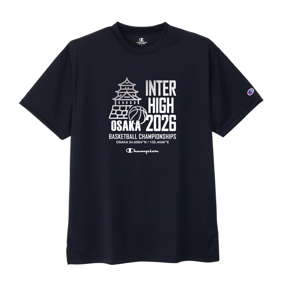 大阪府 インターハイ2026 バスケットボール競技 Tシャツ (C8-EB302)