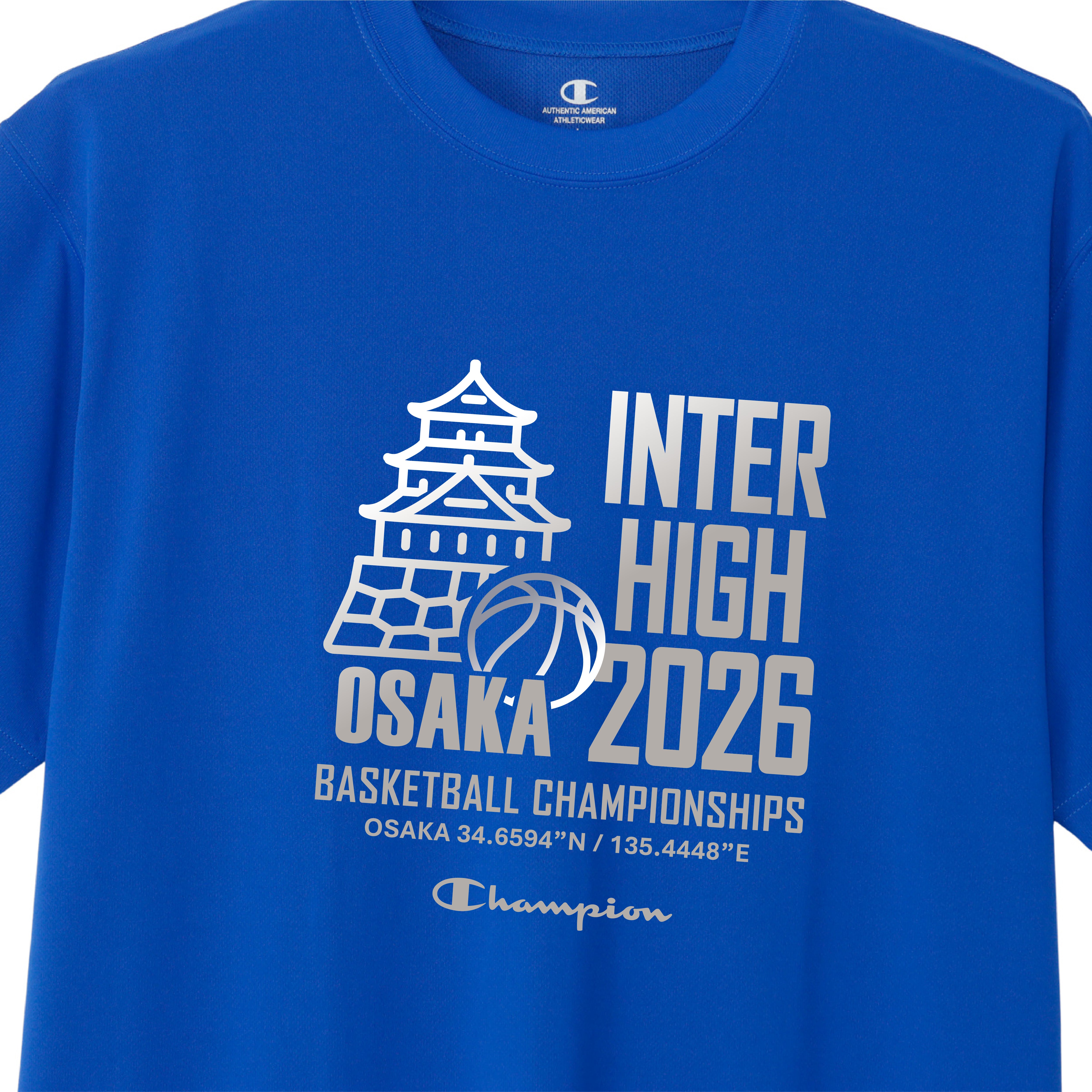 大阪府 インターハイ2026 バスケットボール競技 Tシャツ (C8-EB302)