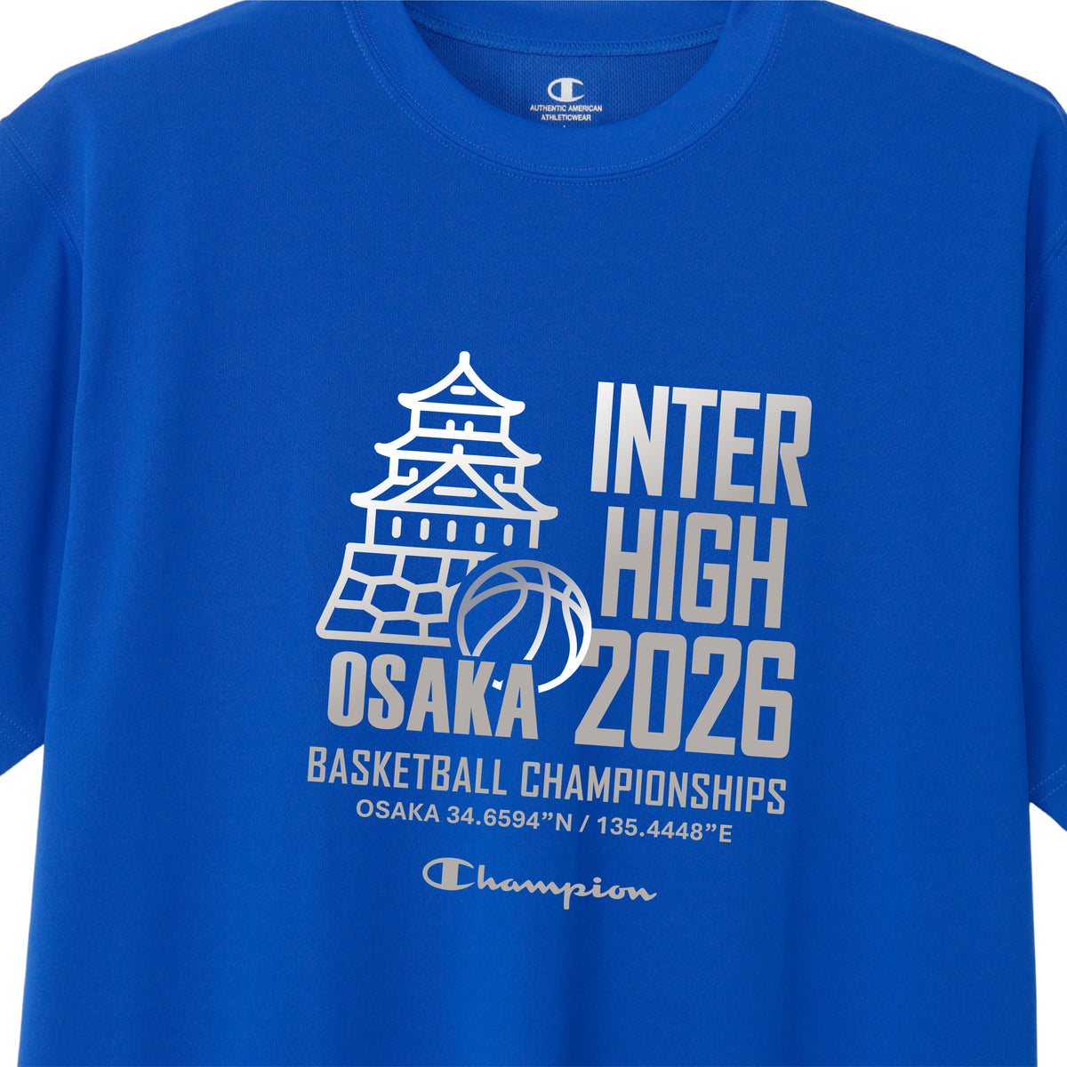 大阪府 インターハイ2026 バスケットボール競技 Tシャツ (C8-EB302)