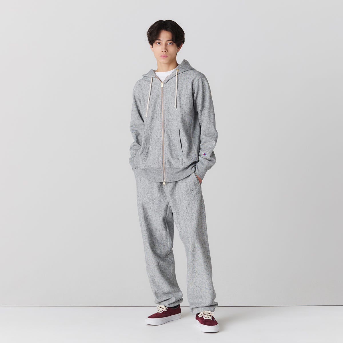 リバースウィーブ(R)ジップフーデットスウェットシャツ (C8-Z102)