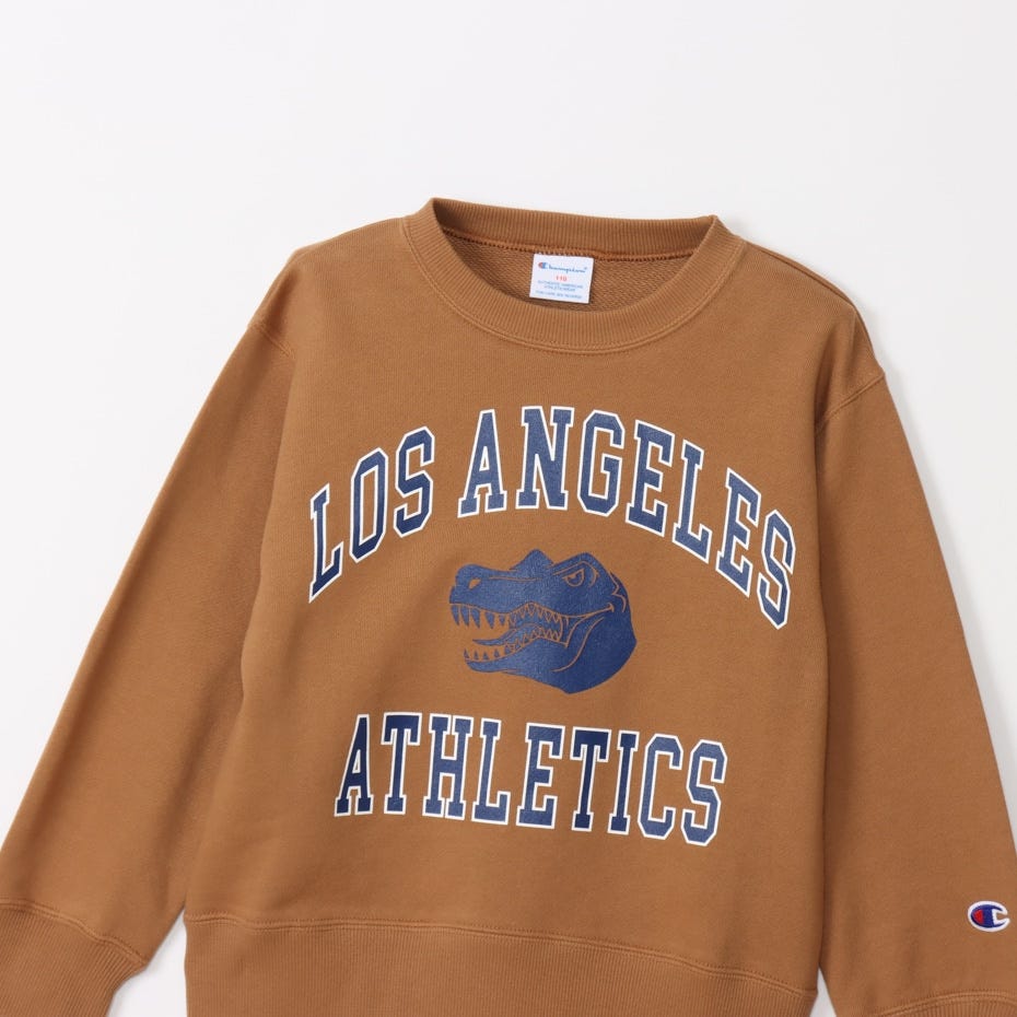 クルーネックスウェットシャツ