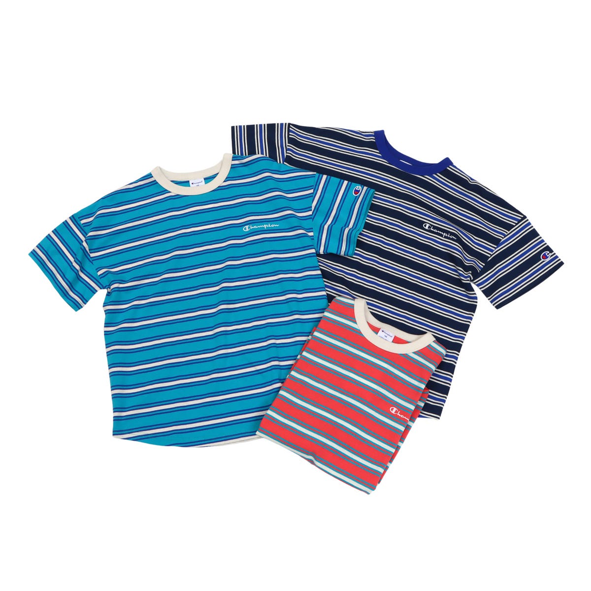 ボーダーショートスリーブTシャツ (CK-B325)