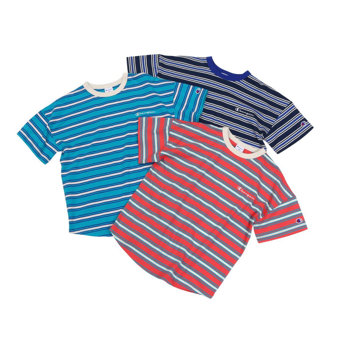 ボーダーショートスリーブTシャツ (CK-B325)