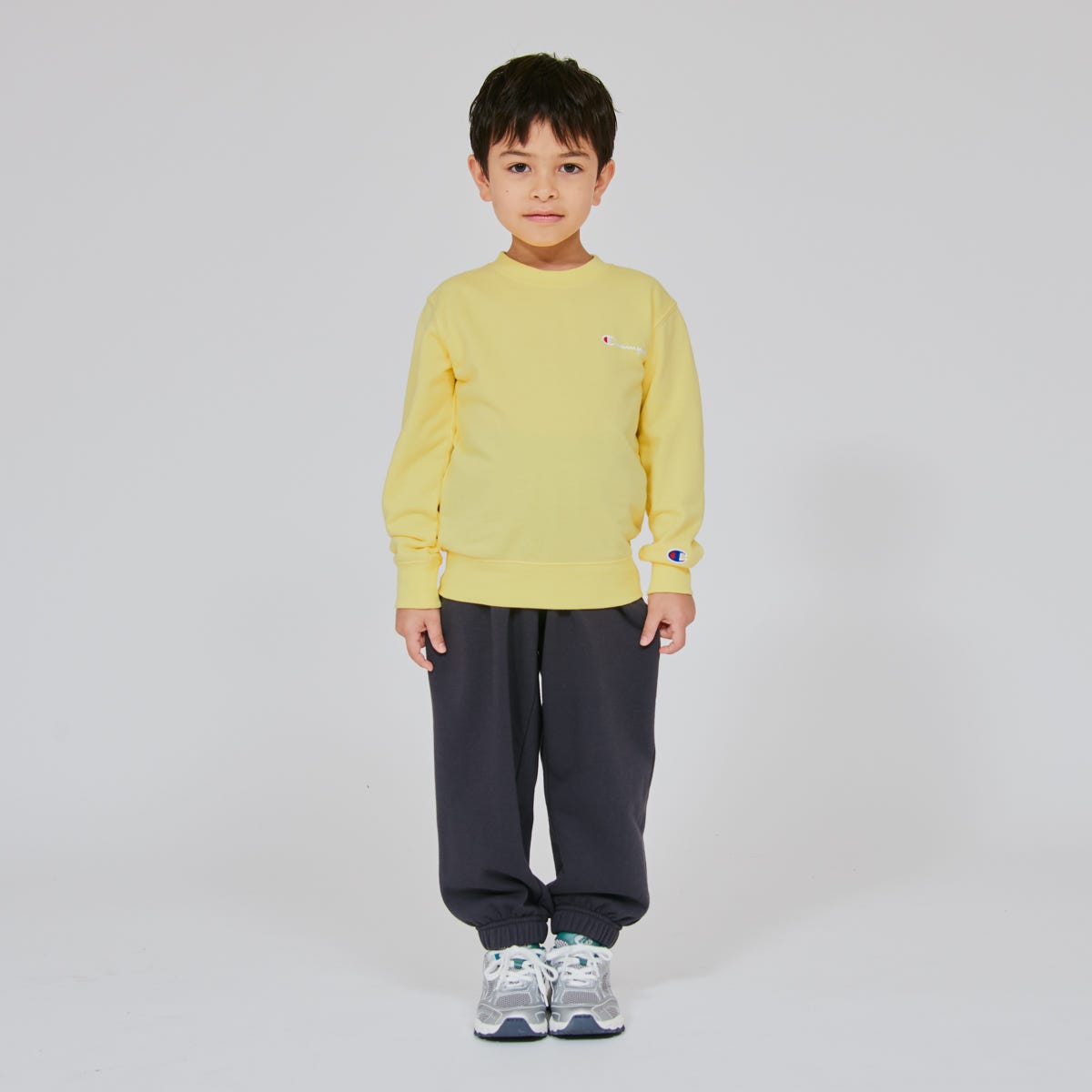 キッズ クルーネックスウェットシャツ