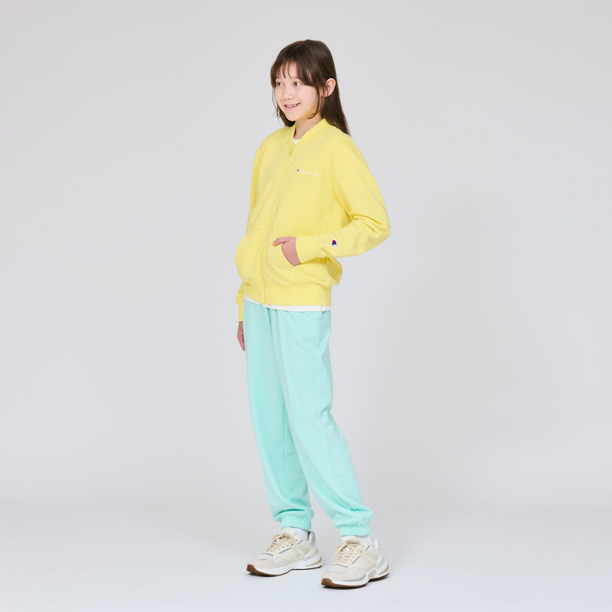 キッズ ジップスウェットシャツ (CK-D003)