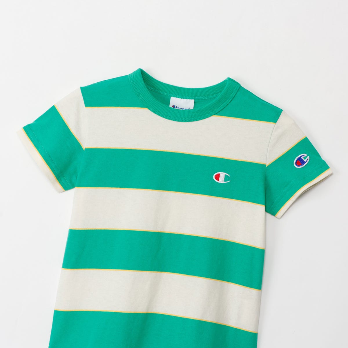 キッズ ボーダーショートスリーブTシャツ (CK-D322)