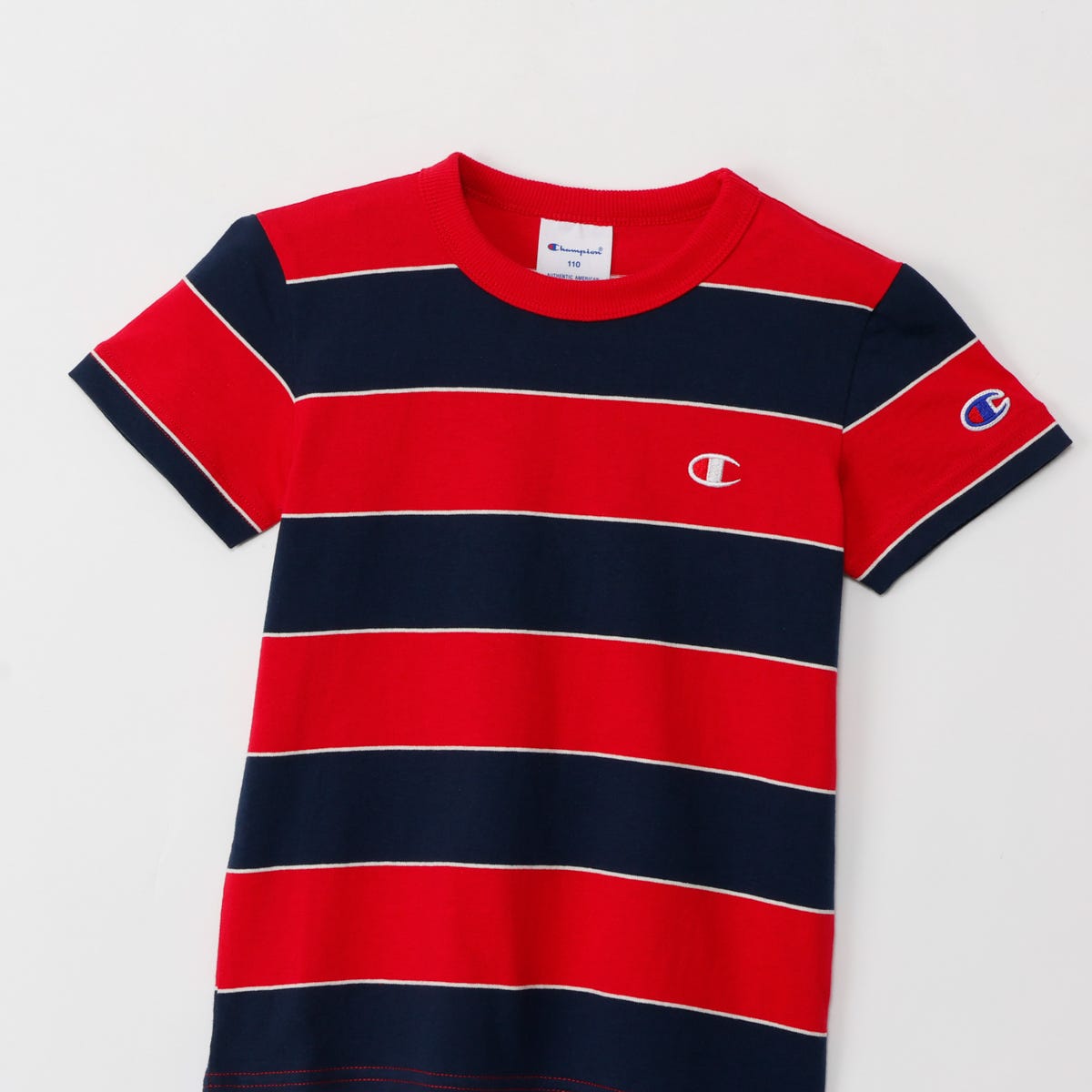 キッズ ボーダーショートスリーブTシャツ (CK-D322)