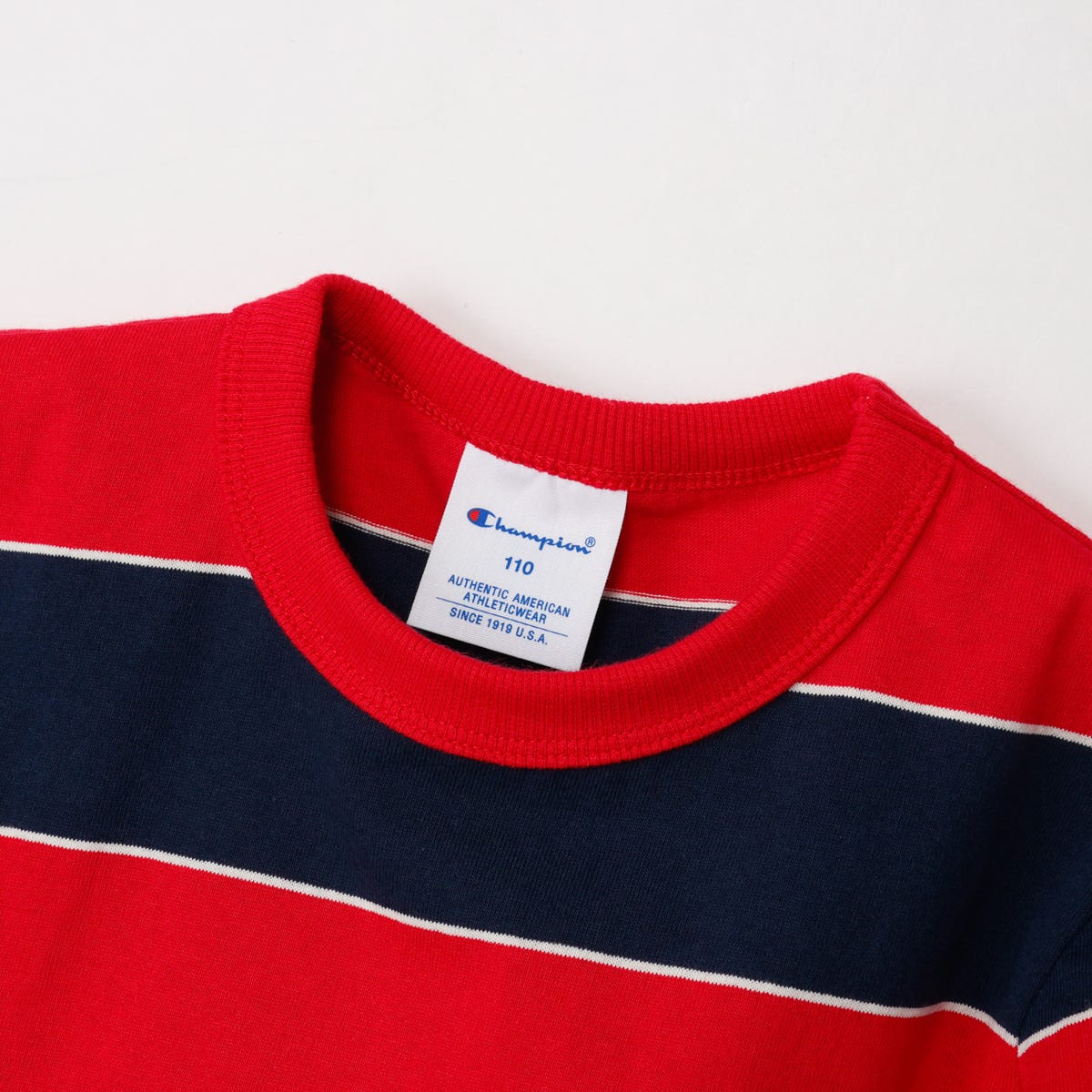 キッズ ボーダーショートスリーブTシャツ (CK-D322)