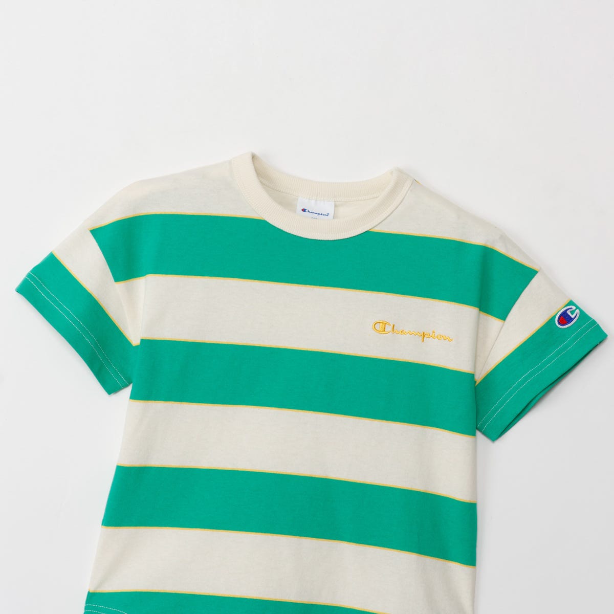 キッズ ボーダーショートスリーブTシャツ (CK-D323)
