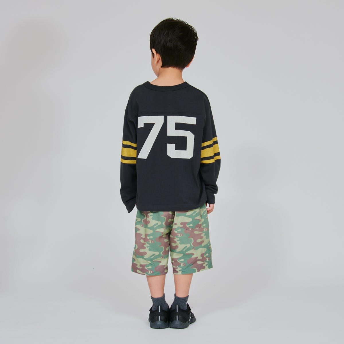 キッズ ロングスリーブフットボールTシャツ (CK-D401)
