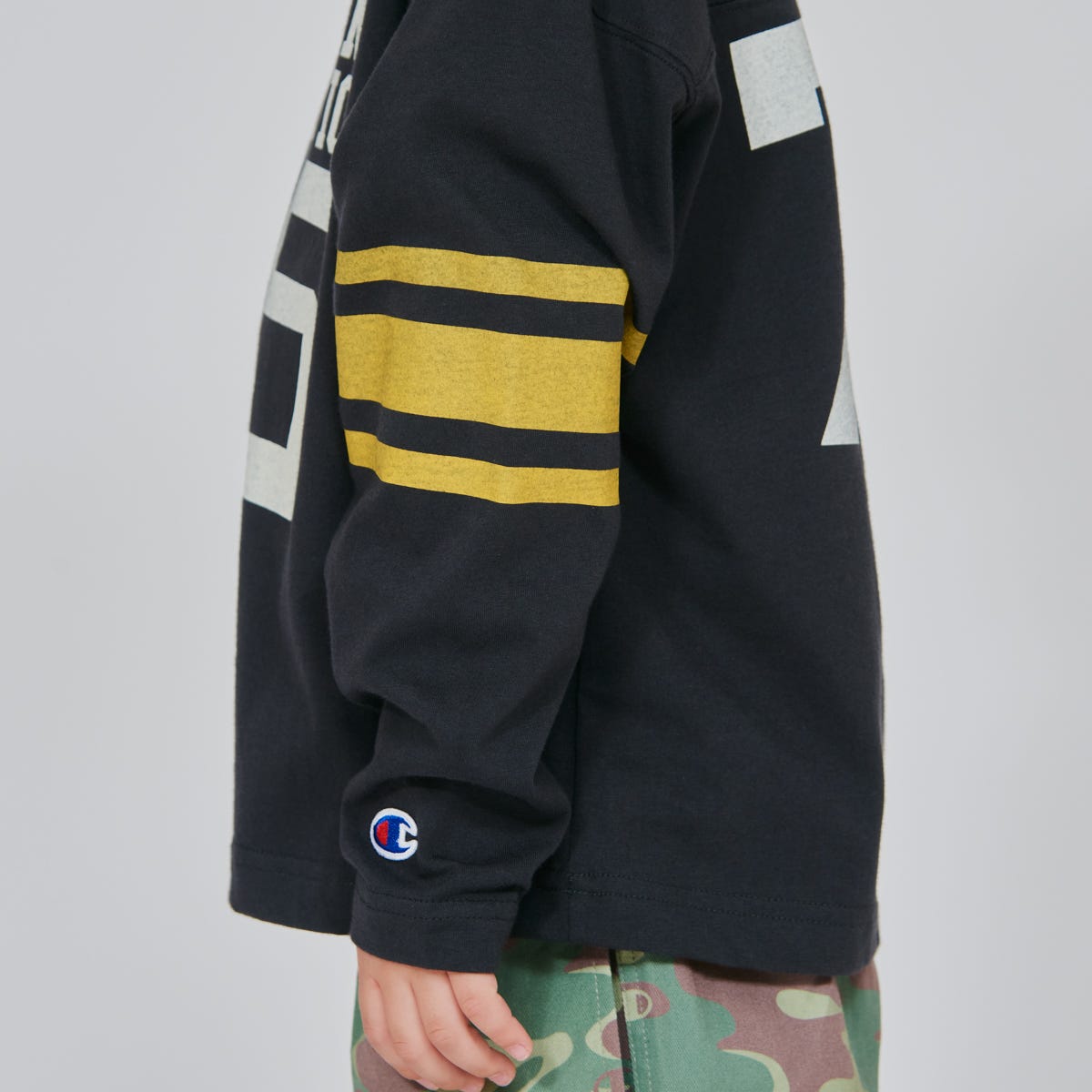 キッズ ロングスリーブフットボールTシャツ (CK-D401)
