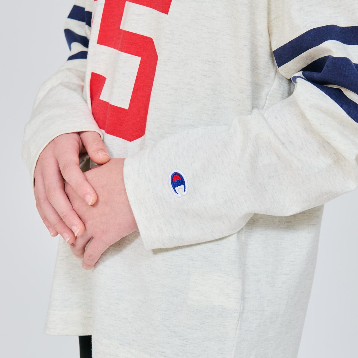 キッズ ロングスリーブフットボールTシャツ (CK-D401)