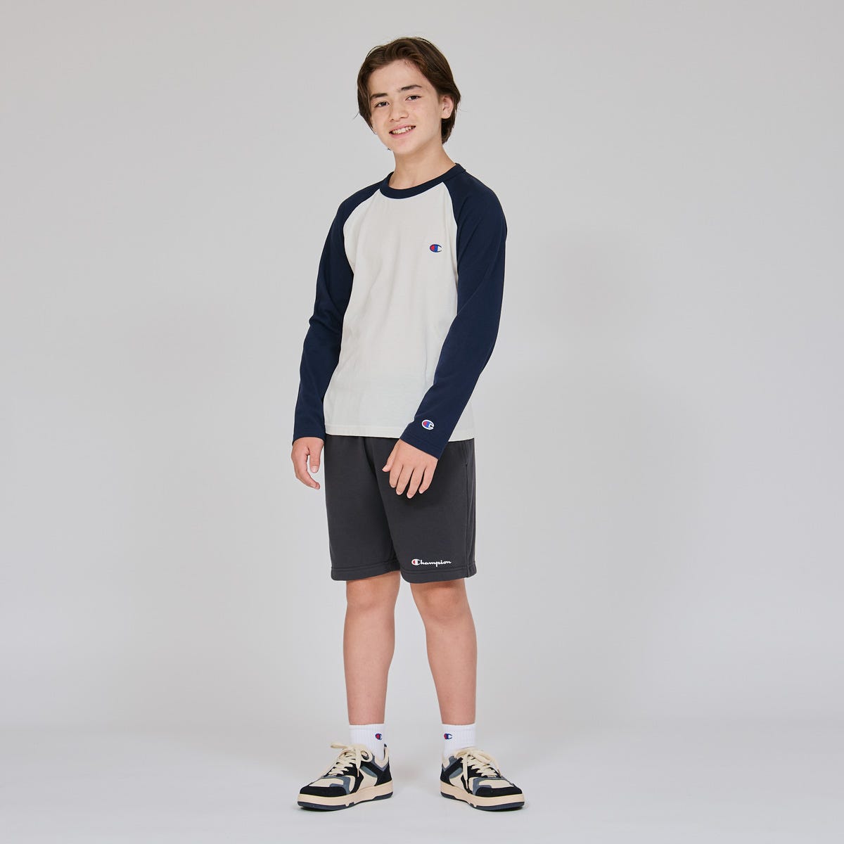 ラグランロングスリーブTシャツ (CK-Y403)
