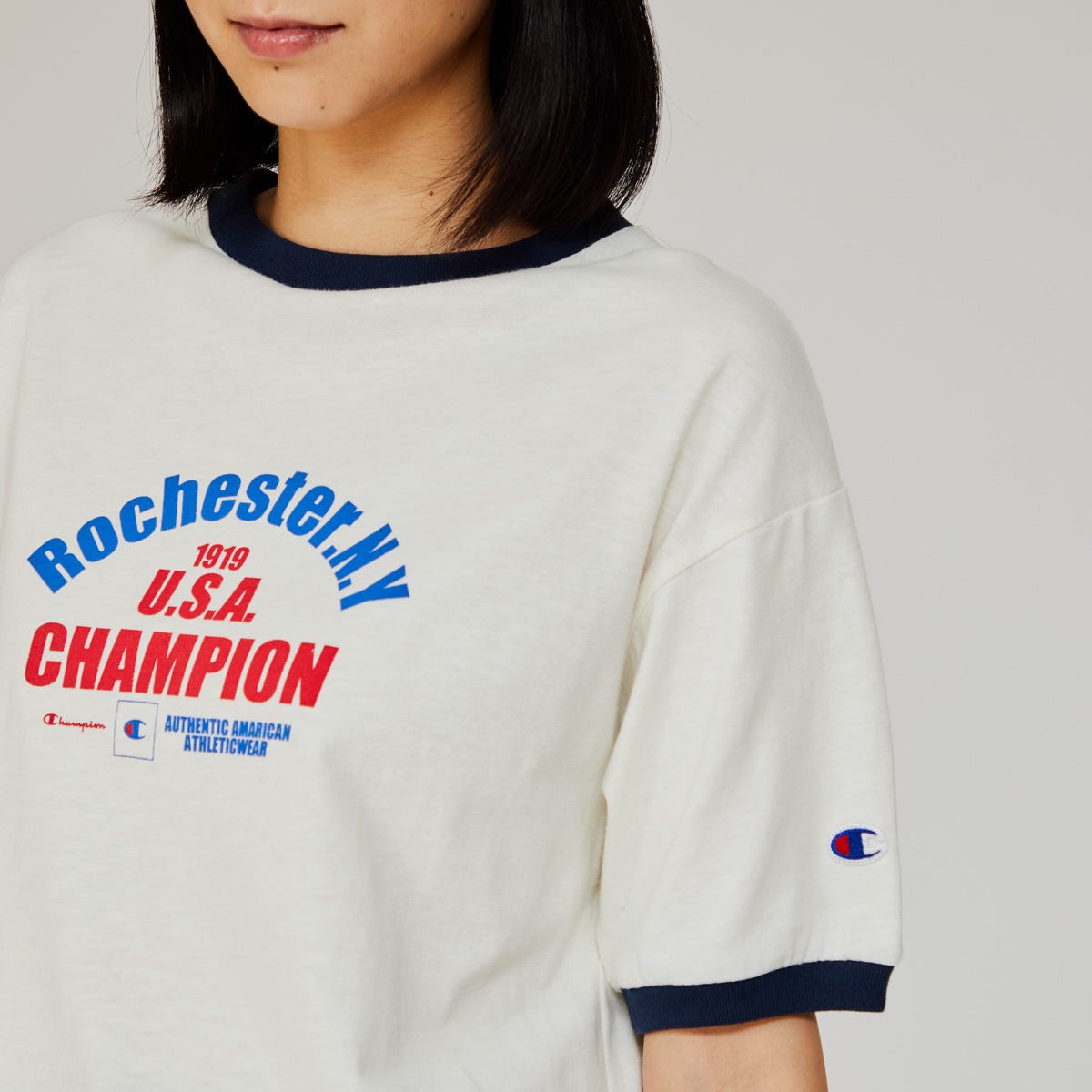 ショートスリーブリンガーTシャツ (CW-B316)