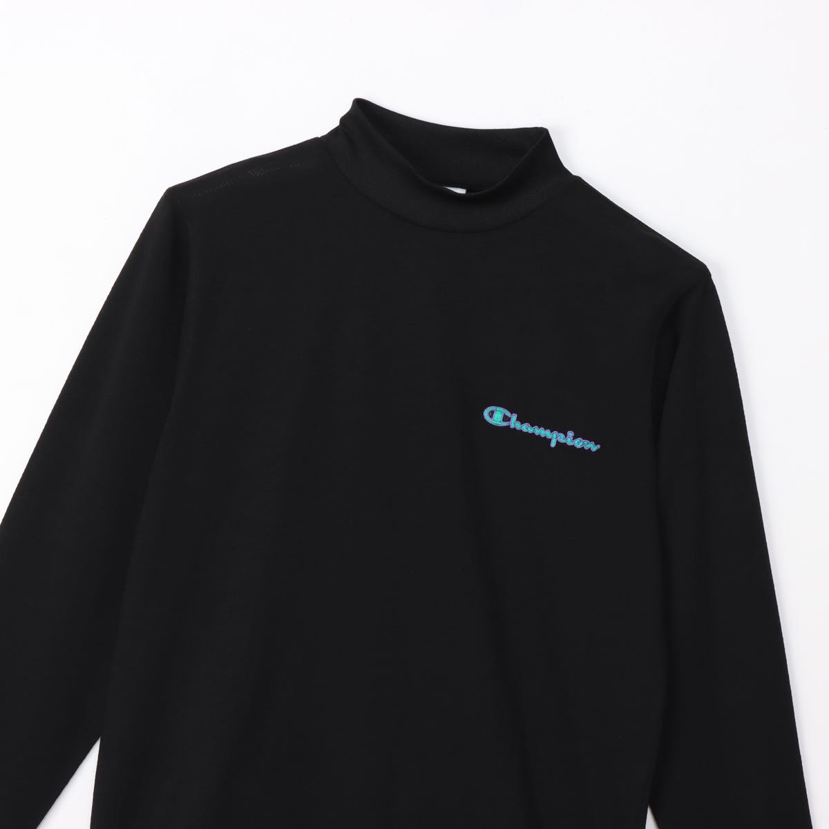 ロングスリーブモックネックシャツ