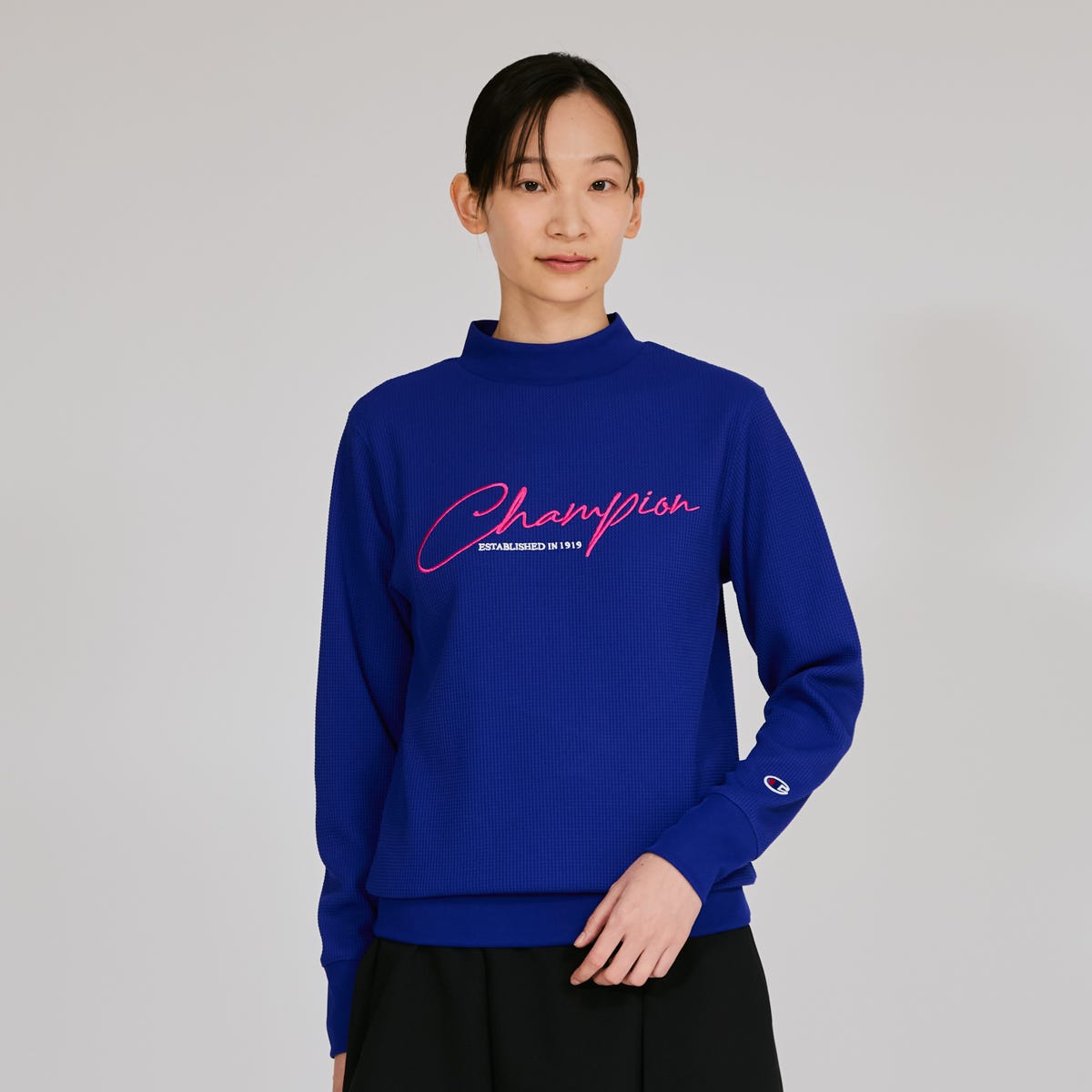 ロングスリーブモックネックシャツ (CW-CG404)