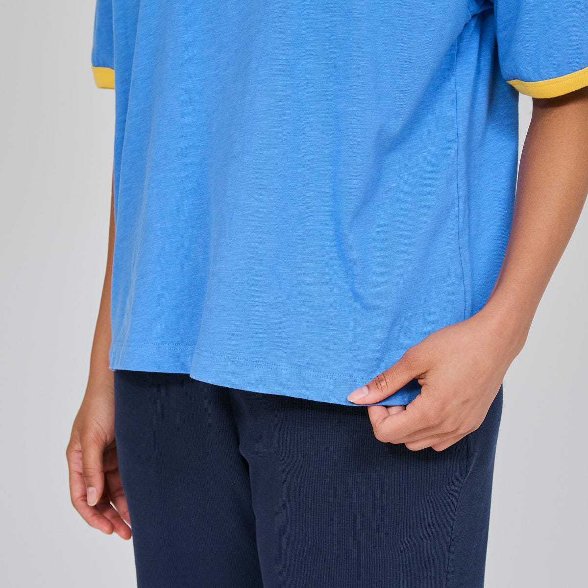 ショートスリーブリンガーTシャツ (CW-D314)