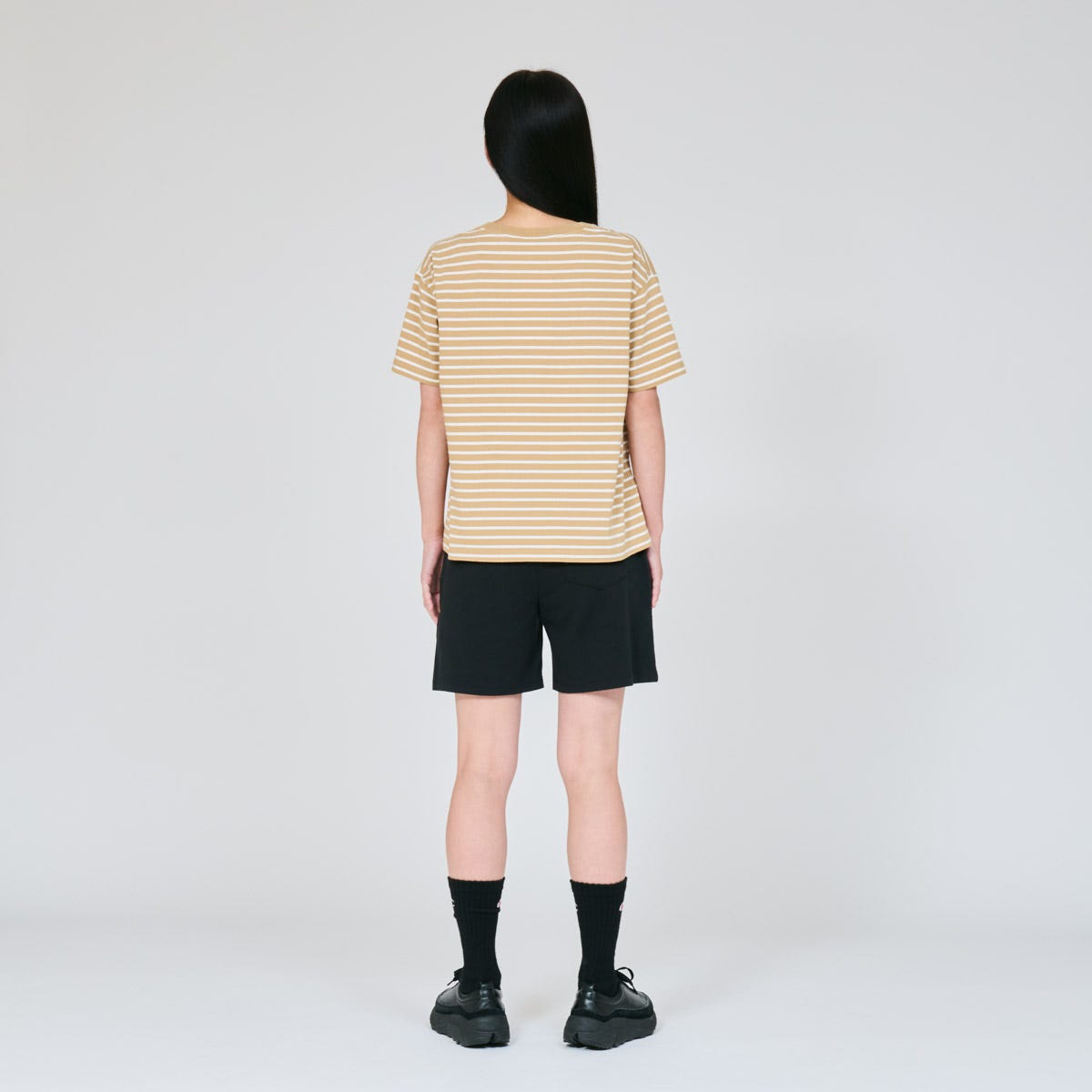 ボーダーショートスリーブポケットTシャツ (CW-D328)