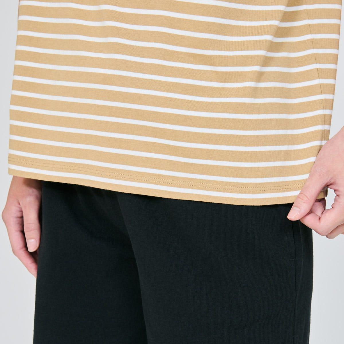 ボーダーショートスリーブポケットTシャツ (CW-D328)