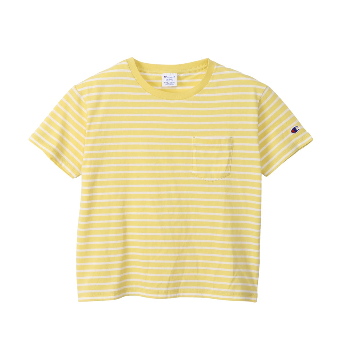 ボーダーショートスリーブポケットTシャツ (CW-X343)