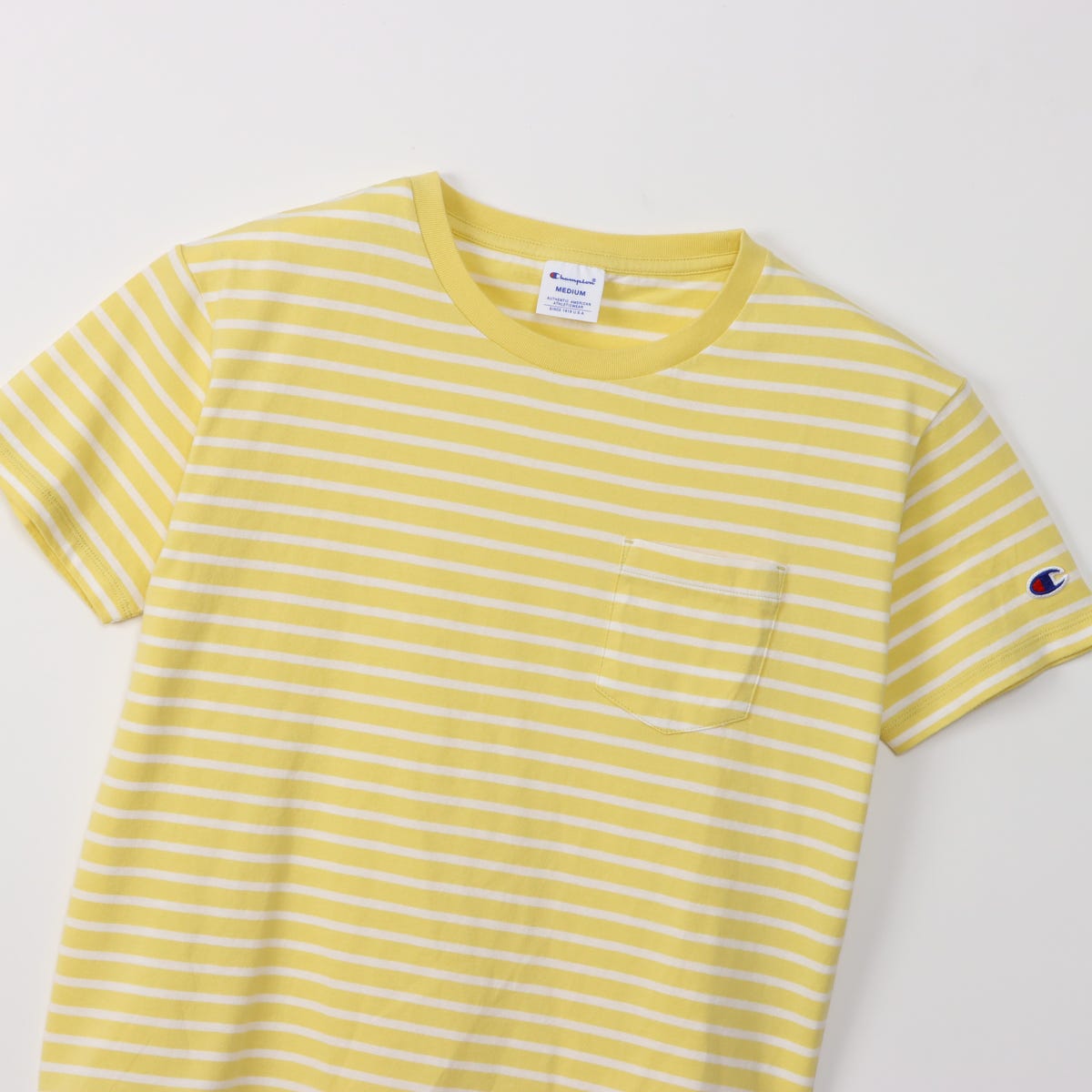 ボーダーショートスリーブポケットTシャツ (CW-X343)