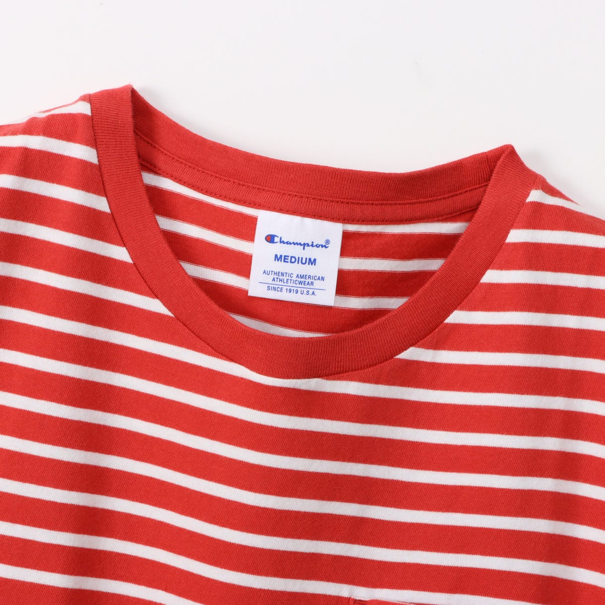 ボーダーショートスリーブポケットTシャツ (CW-X343)