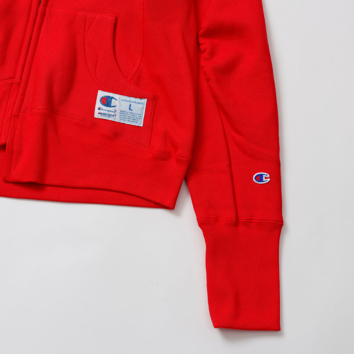 【キャンペーン対象外】Champion × UNDERCOVER リバースウィーブ(R) ジップフーデッドスウェットシャツ(CWSC123)