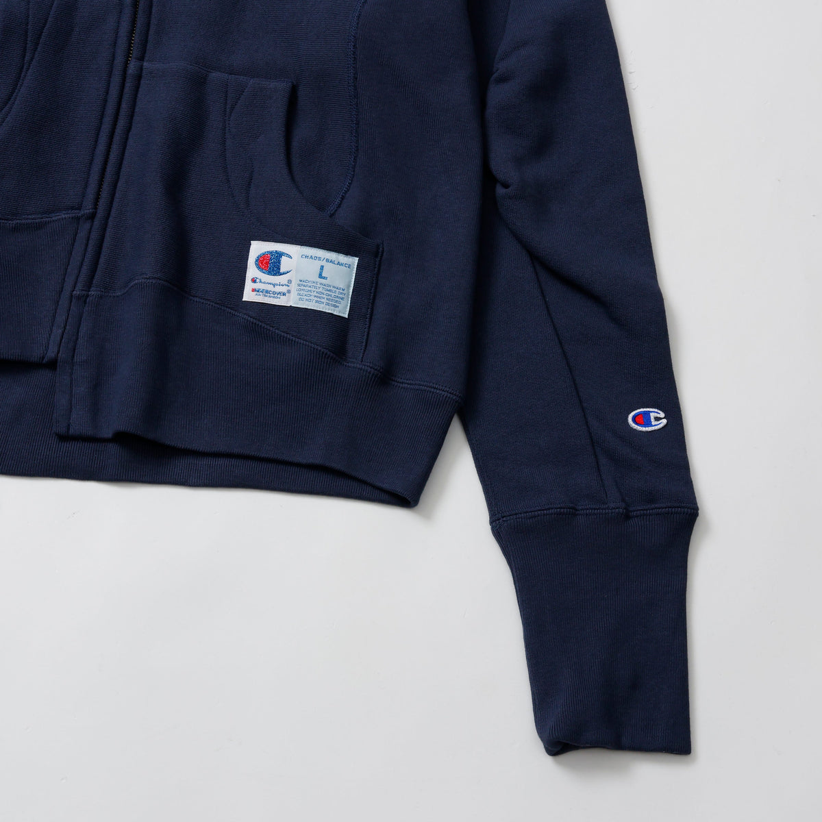 【キャンペーン対象外】Champion × UNDERCOVER リバースウィーブ(R) ジップフーデッドスウェットシャツ(CWSC123)
