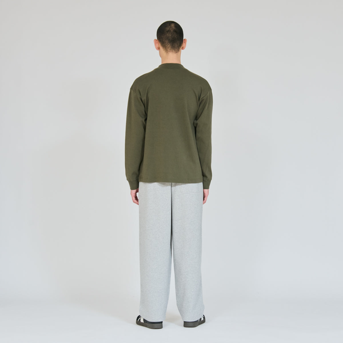 モックネックロングスリーブTシャツ (C3-C427L)