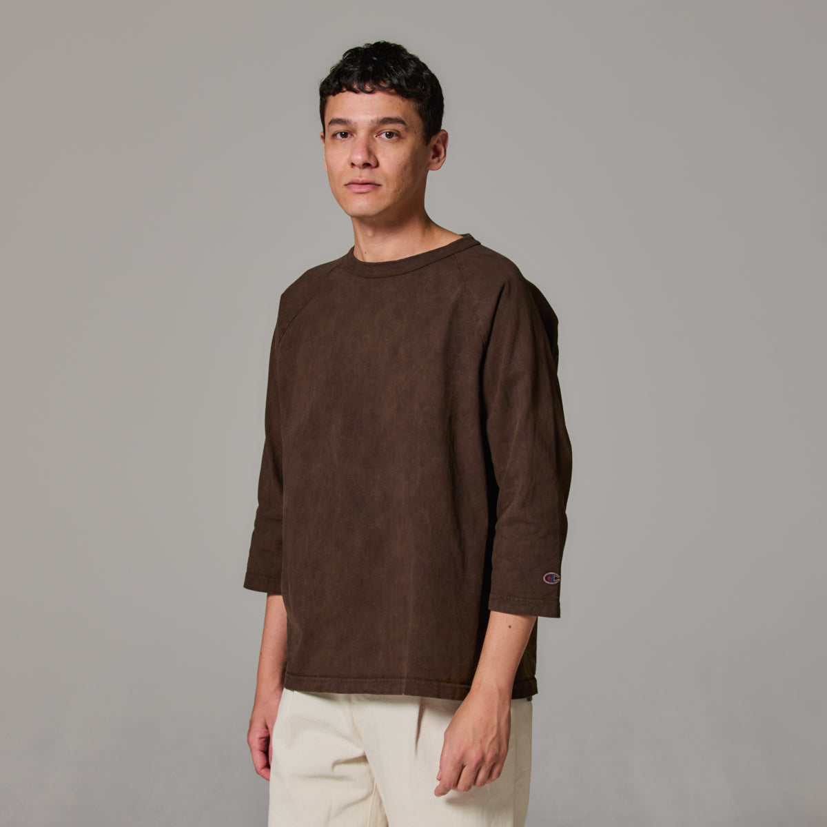 T1011 ラグラン 3/4スリーブ Tシャツ (C5-E401)