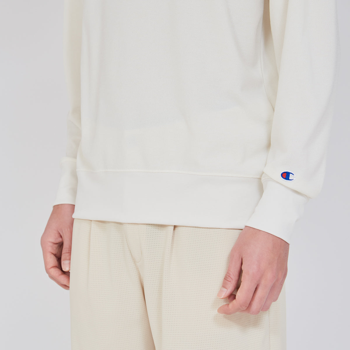 ロングスリーブモックネックシャツ (C3-EG401)