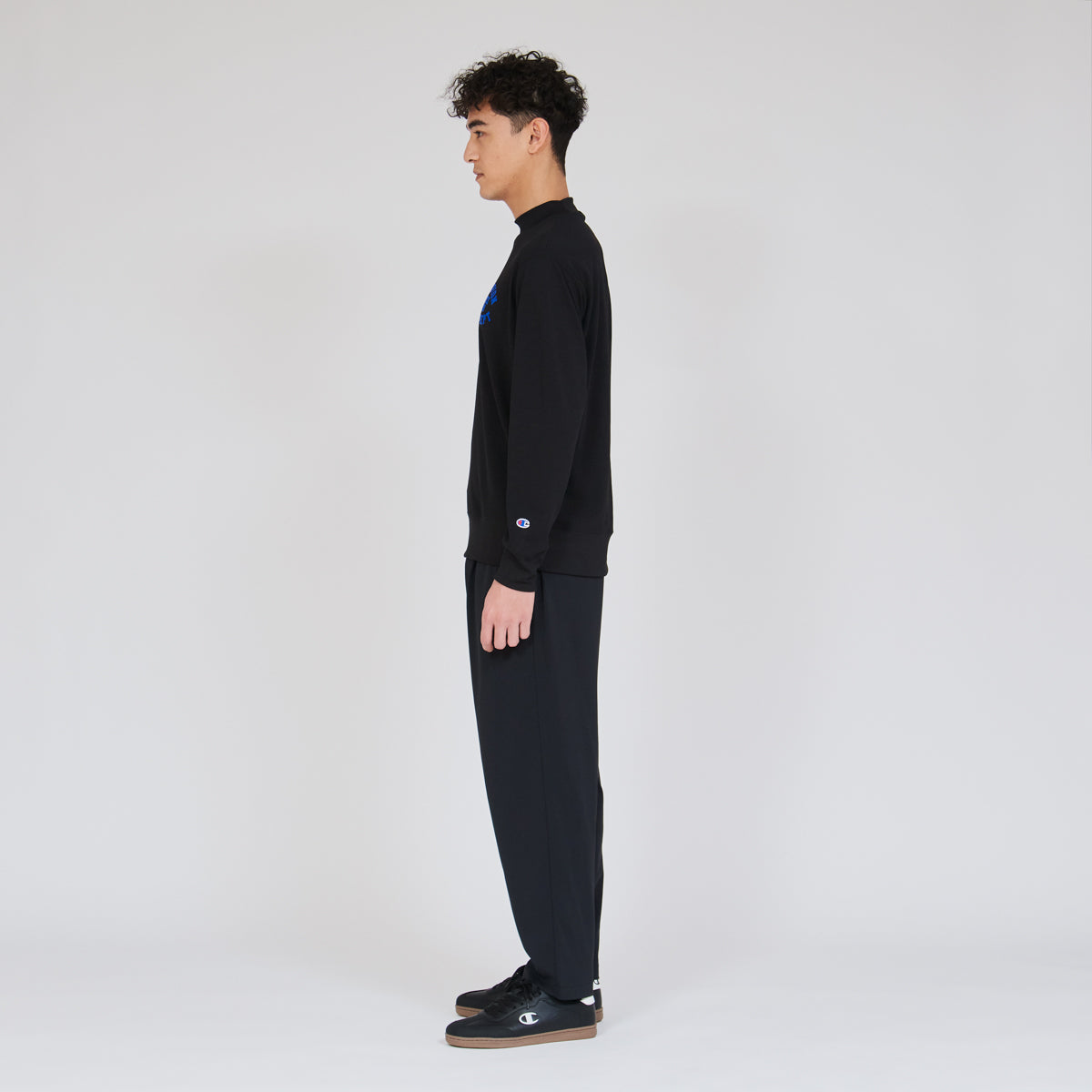 ロングスリーブモックネックシャツ (C3-EG401)