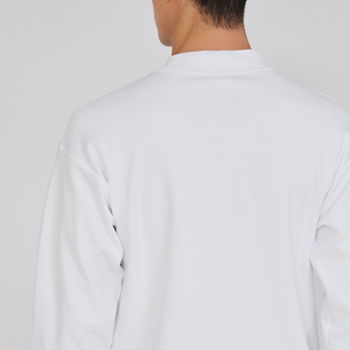 モックネックロングスリーブTシャツ (C3-C427L)